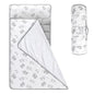 Moonsea Nap Mat for Toddlers Elephant with Pillow Blanket, Lightweight Perfect for Toddlers Preschool, Daycare, Travel Sleeping Bag Boys Girls, 21" x 50" Fit on a Standard Cot - color: elephant