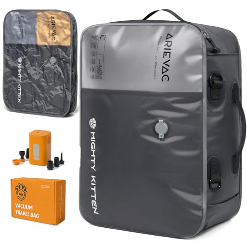 IKYWT Vacuum Storage Bag Kit with Pump, 41L Compression Bag for Home Organization & Long Trips, Vacuum Seal Storage for Luggage & Seasonal Storage (1-Pack) - color: Black 41L (1-Pack), size: 41L w/Pump