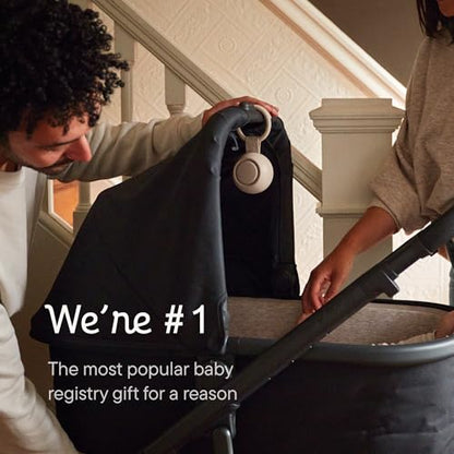 Hatch Go | Portable Sound Machine for Babies and Kids | Sleep Soother | 10 Soothing Sounds | White Noise | Shush | Travel | Registry Gift | Baby Shower | Clips on Stroller | Peach - color: Peach