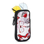 WOZEAH Double Eyeglass Case with 2 Compartments, Travel Eyewear Organizer for Two Pairs of Glasses - color: Redshoes