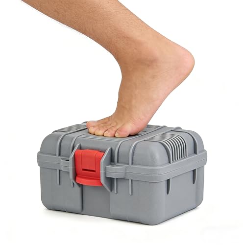 Waterproof & Shockproof Hard Travel Watch Case Storage Box for All Wristwatches & Compatible with Apple Watch Smart Watches (Gray) - color: Gray