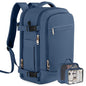 Rinlist Travel Backpack, Carry-on Backpack for Men Women, Travel Backpack Carry on Flight Approved, 40L Personal Item Backpack Personal Item Backpack Bag, Travel Essentials, Dark Blue - color: Dark Blue