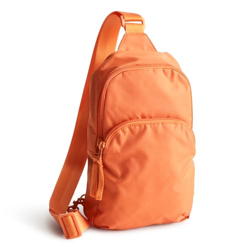 Vera Bradley Women's Ripstop Lorman Sling Backpack, Koi Orange, One Size - color: Koi Orange
