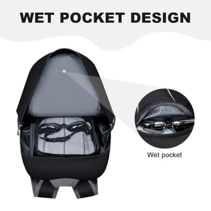 MIYCOO Backpack - Ultra Lightweight Packable Backpack for Travel Camping, Hiking Back Pack Waterproof Foldable Daypack for Men Women Black - color: Black