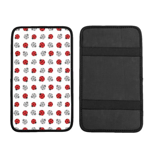 Center Console Protector Pad for Vehicles, Ladybugs Cartoon Cute, Non-Slip Armrest Cover, Shields from Sun Damage and Daily Wear - color: Picture (871)