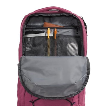 THE NORTH FACE Women's Jester Everyday Laptop Backpack - PFAS Free, Cyber Berry Dark Heather, One Size - color: Cyber Berry Dark Heather