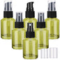 Segbeauty 6pcs 1oz Glass Mini Travel Bottles of 3pcs Small Lotion Containers, 3pcs Perfume Travel Refillable Bottles, 30ml Pump Dispenser Empty Spray Bottle, Oils Liquid Container Bottle Dispenser - size: 1oz+1 fl oz