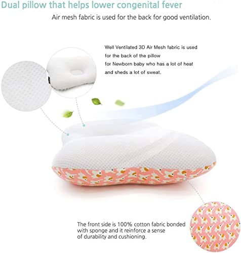 Soft Hypoallergenic Baby Head & Neck Support Organic Cotton Cover Machine Washable (Babystar Blue) - color: Babystar Blue