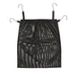 Mesh Side Pouch for Pool Storage Bin,19.7x19.7 in Elastic Hanging Net Mesh Bag,Expandable Organizer Bag with Hooks for Pool, Toy Storage Holder for Pool Accessories,Outdoor Supplies