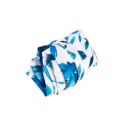 ALVA ALVABABY 2pcs Cloth Diaper Wet Dry Bags Waterproof Reusable with Two Zippered Pockets Travel Beach Pool Daycare Soiled Baby Items Yoga Gym Bag for Swimsuits or Wet Clothes L41104 - color: blue rose&chrysanthemum