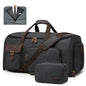 S-ZONE Garment Bags for Travel Convertible Garment Duffle Bags for Travel Suit Carry on Luggage for Men Hanging Suitcase - color: Black