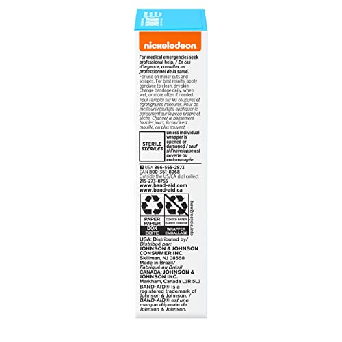 Band-Aid Adhesive Bandages, 20 ct (Pack of 2) | Nickelodeon PAW Patrol | First Aid | Assorted - size: 20 Count (Pack of 2), style: PAW Patrol