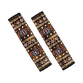 2pcs Car Seat Belt Cover Pads, Aztec African Tribal Seat Belt Cushion Airplane Seatbelt Pad Comfortable Driving Universal Auto Seat Straps for Vehicle, Truck, SUV - color: Aztec African Tribal