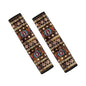 2pcs Car Seat Belt Cover Pads, Aztec African Tribal Seat Belt Cushion Airplane Seatbelt Pad Comfortable Driving Universal Auto Seat Straps for Vehicle, Truck, SUV - color: Aztec African Tribal