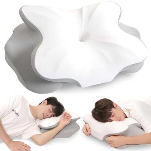Cervical Neck Pillow for Sleeping, Ergonomic Side Sleeper Pillows for Adults, Cooling Neck Support Pillow for Neck and Shoulder Pain Relief (1 Pack)