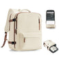 VGCUB Travel Backpack for Women Men for Spirit Airlines Personal Item Bag 18x14x8 Inches Laptop College Backpack,Waterproof Carry on Flight Approved Work Backpack Mochila de Viaje,Large Beige brown - color: Beige Brown, style: X-large