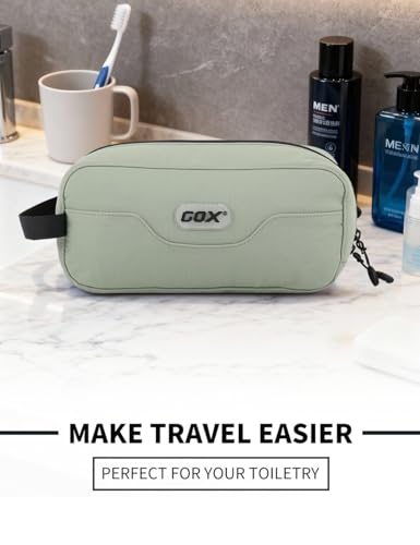 GOX Travel Toiletry Bag Dopp Kit Case for Men Multifunction Packing Organizer Pouch (Mint Green) - color: Mint Green