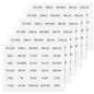 180pcs Waterproof Clear Labels for Travel Size Bottles, Cosmetic Jars, Bathroom Beauty Organization, Refillable Bottles Sticker for Lotion, Cream, Body Wash, Shampoo