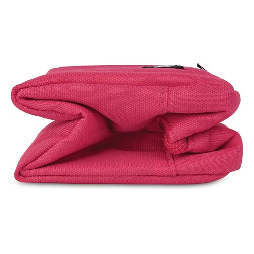 PackIt Freezable Snack Box, Magenta, Built with EcoFreeze Technology, Collapsible, Reusable, Zip Closure with Buckle Handle, Designed For Work Snacks, Fresh Snacks On the Go, Adults, and All Ages - color: Magenta