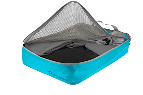 Sea to Summit Travelling Light Garment Mesh Bag Packing Organizer, Large, Atoll Blue - color: Atoll Blue, style: Large