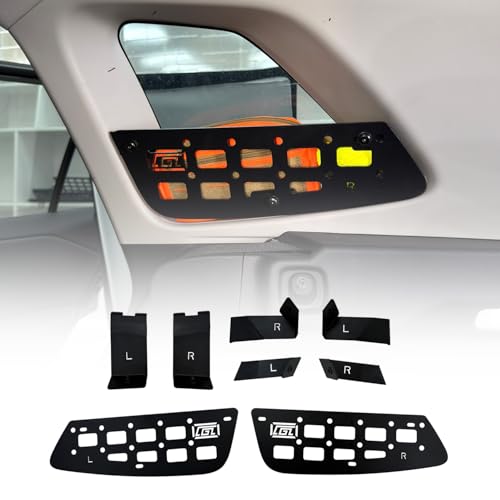 HIGH FLYING for Toyota RAV4 2026 2027 Car Accessories Modular Storage Molle Panel Cargo Shelf Organizer Luggage Carrier Rack Aluminum Alloy (Storage Box A) - size: 2026 2027 Storage Box A