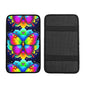 Universal Car Armrest Pad Cover, Butterflies Mandala Rainbow Art Black and White, Soft Center Console Cushion for Enhanced Driving Comfort and Interior Protection - color: Picture (613)