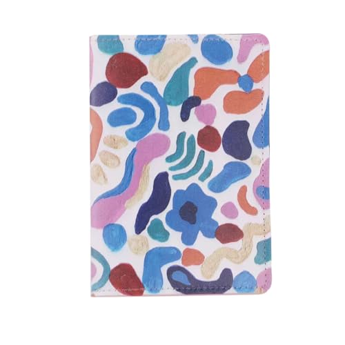 Passport Cover for Kids, Women and Men,Travel Documents Organizer Protecto,Travel Passport Holder,Passport Holder Cover Travel Wallet (abstract) - size: abstract