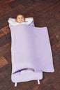 EVERYDAY KIDS Nap Mat with Removable Pillow - Lavender - Carry Handle with Straps Closure, Rollup Design, Soft Microfiber for Preschool, Daycare, Travel Sleeping Bag - Ages 3-6 Years - color: Purple