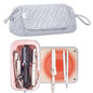 Leudes Hair Tools Travel Bag for Women Heat Resistant Mat for Travel Essentials Hot Tools Straighteners,Flat Irons,Curling Iron,Hot Air Brushes and Hair Dryer Organizer Bags 2 in 1 (Light Grey) - color: Light Grey