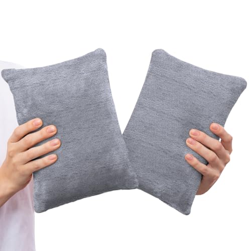 1 MIDDLE ONE 2 Pack Small Pillow, Cooling Memory Foam Mini Pillow 11 X 7 Inches for Sleeping, Travel, Neck, Knee Support, Tiny Cushion for Pet, Dogs (Grey) - color: Cooling Grey, size: 11x7 inch