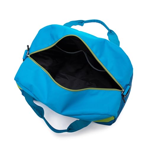 Kids Duffle Bag for Boys or Girls, Fit Sports Practice, or Overnight Travel Weekend (Blue) - color: Blue