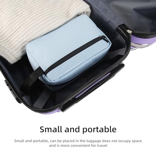 Icramsy Travel Toiletry bag Toiletry bag for women men Hanging Cosmetic bag Travel accessories for Women Men (Sky blue) - color: Sky blue