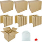 3 Sets Moving Boxes Dish Packing Boxes Divider Kits,16 x 12 x 13 Inch Dish Packing Box Kitchen Moving Box Corrugate Dividers with 30 Pcs Foam Pouches,1 Pcs Tape Rolls with Dispenser - style: 3 Sets-dish packing-16x12x13in