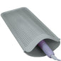 1Pack Silicone Heat Resistant Mat Pouch for Hair Straightener, Curling Iron, Flat Iron and Hot Hair Tools Grey - color: Grey, size: 1 Pack