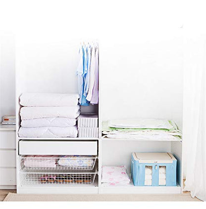 5 Pack Extra Jumbo Vacuum Storage Bags (51"x47"in Our Largest Size) Airtight Seal, Waterproof, Dustproof, for Clothes, Blankets, Comforters, Pillows, Bedding, Closet Organizing, Winter Storage.