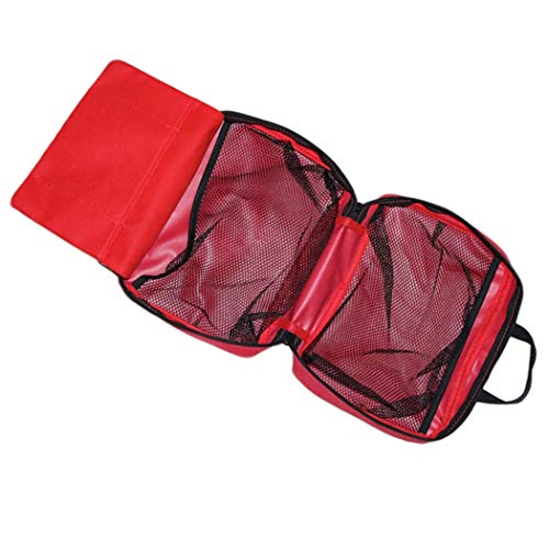 3 Pack Nylon First Aid Empty Kit,Compact and Lightweight First Aid Bag for Emergency at Home, Office, Car, Outdoors, Boat, Camping, Hiking(Bag Only) - size: 9.8*7.1*3.1 Inch