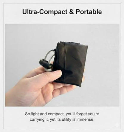 Ultralight Nylon Drawstring Bag Travel Storage Bag 5 Pcs - size: Small
