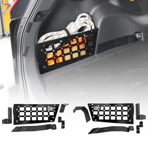 HIGH FLYING for Toyota RAV4 2026 2027 Car Accessories Modular Storage Molle Panel Cargo Shelf Organizer Luggage Carrier Rack Aluminum Alloy (Storage Box B) - size: 2026 2027 Storage Box B