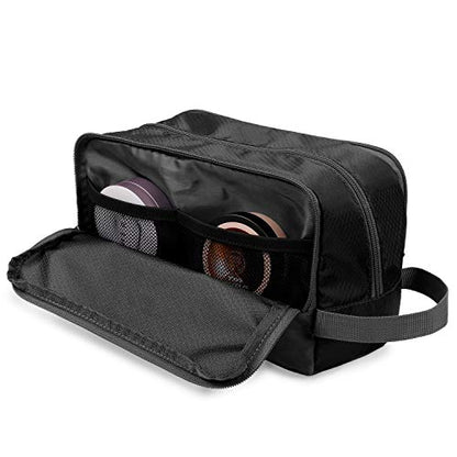 Toiletry Bag for Men Hanging Dopp Kit Water Resistant Shaving Bag Small Toiletry Bag for Traveling(Black) - color: Black