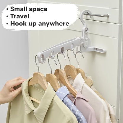 GorillaLine Go - Folding Clothes Drying Rack - Travel Essentials for Laundry - Portable and Collapsible with Hook - Clothes Rack Cruise Ship Essentials, RV, Traveling and Small Room