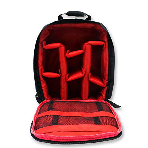 Waterproof SLR/DSLR Camera Backpack Shoulder Bag Travel Case For Canon Nikon Sony Digital Lens Medium - color: Black, size: Medium