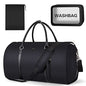 Garment Bag for Travel Convertible Carry On Garment Bag Large Travel Duffel Bags for Women 2 in 1 Hanging Suitcase Suit Travel Bags for Women & Men 3pcs Set - color: G-black Houndstooth