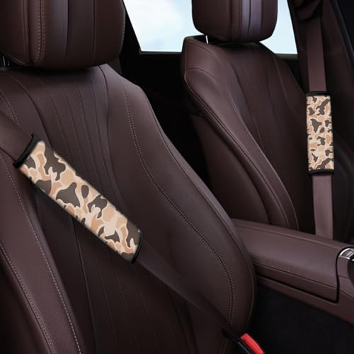Duck Camo Car Seat Belt Cover Safety Belt Cover Anti-Slip Shoulder Strap Protects 2 PCS Comfortable Driving Universal Auto Seat Straps Fit for Vehicle, Truck, SUV - color: Duck Camo