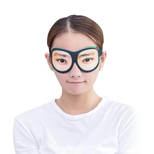 Honbay 3D Funny Eyeshade Soft Sleep Eye Mask with Adjustable Head Strap for Travel, Game, Party, Rest, Sleeping, etc (for Man) - style: Man