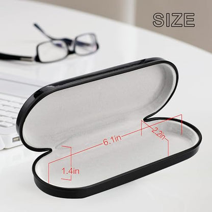 FEIQIAO Hard Shell Glasses Case, Men's And Women's Portable Travel Eyeglass Case - color: A-yellow