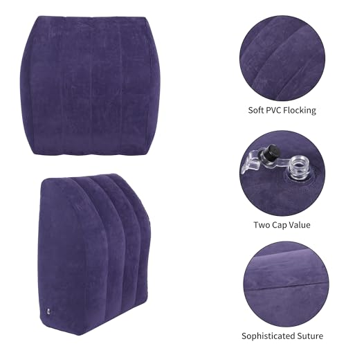 Leg Elevation Pillow, Inflatable Wedge Pillows for Sleeping, Knee Pillow for Legs Relax Muscles and Comfort Reduce Swelling,Injury,Recovery
