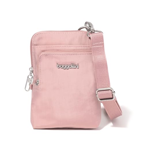 Baggallini Women's Securtex Anti-theft Activity Crossbody Bag - color: Woodrose