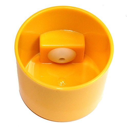 Vitavac - 5g to 20 grams Airtight Multi-Use Vacuum Seal Portable Storage Container for Dry Goods, Food, and Herbs - Yellow Clear - color: Yellow