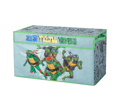 Teenage Mutant Ninja Turtles Collapsible Storage Trunk, Durable with Soft Lid, 28.5"x14.5"x16" - color: Its Turtle Time