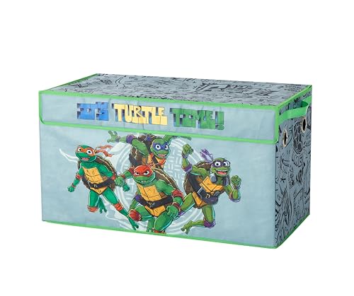 Teenage Mutant Ninja Turtles Collapsible Storage Trunk, Durable with Soft Lid, 28.5"x14.5"x16" - color: Its Turtle Time